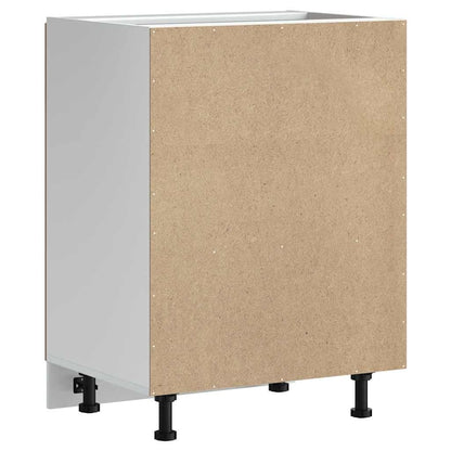 vidaXL Meuble sous-évier Kalmar chêne artisan 60x46x81,5 cm