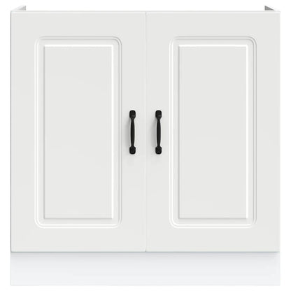 vidaXL Spülenunterschrank Kalmar Weiß 80x46x81,5 cm Holzwerkstoff