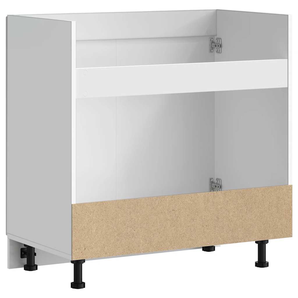 vidaXL Spülenunterschrank Kalmar Weiß 80x46x81,5 cm Holzwerkstoff