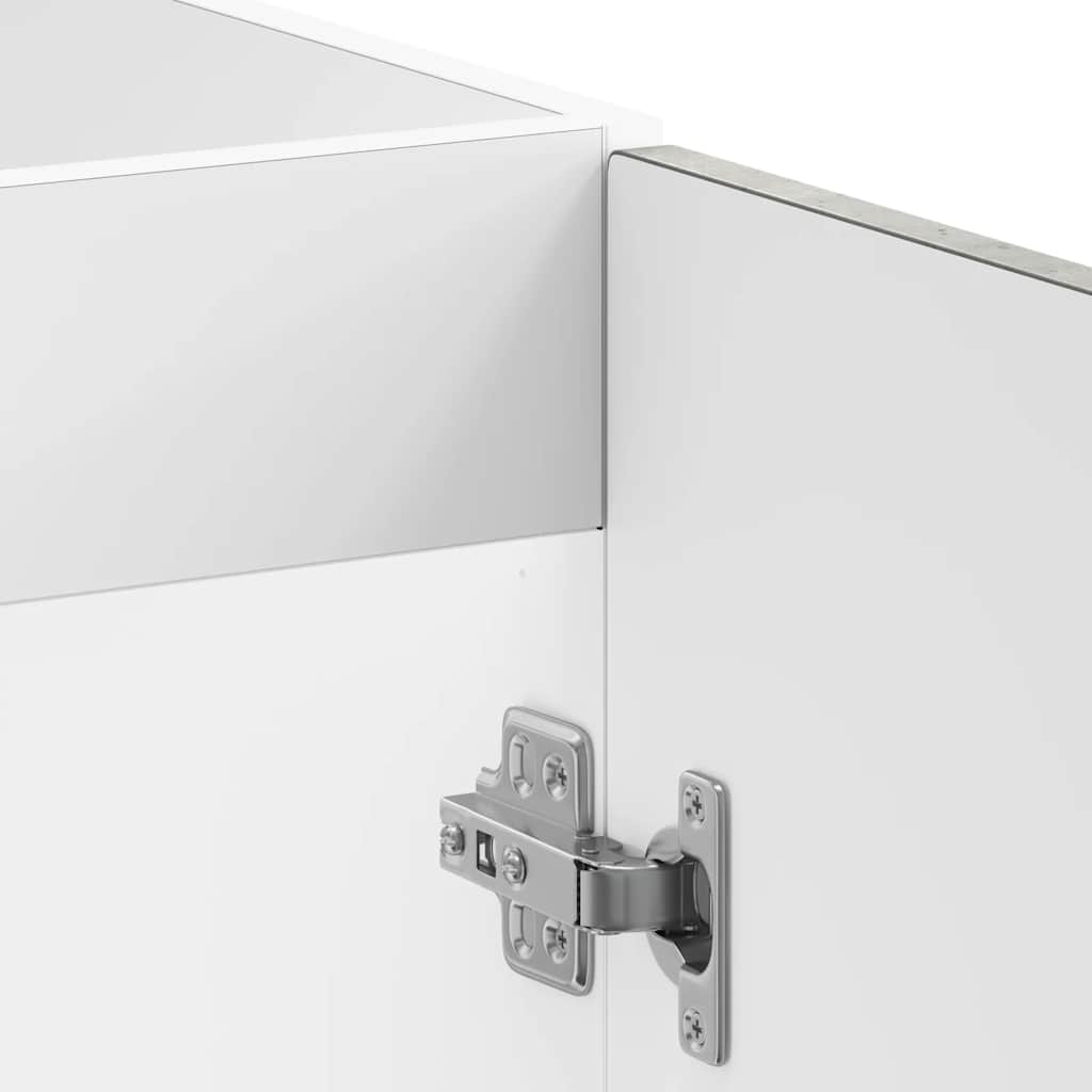vidaXL Spülenunterschrank Kalmar Betongrau 80x46x81,5 cm Holzwerkstoff