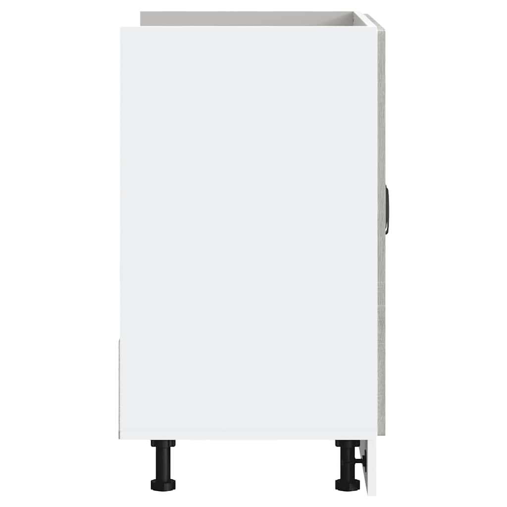 vidaXL Spülenunterschrank Kalmar Grau Sonoma 80x46x81,5 cm