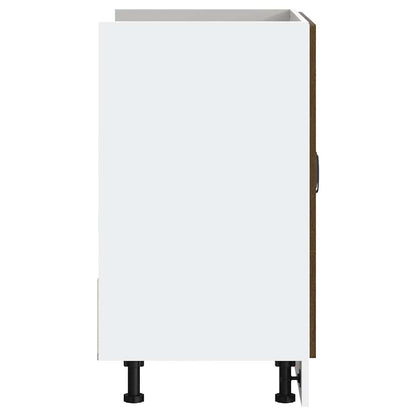 vidaXL Spülenunterschrank Kalmar Braun Eichen-Optik 80x46x81,5 cm