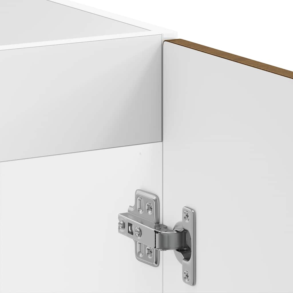 vidaXL Spülenunterschrank Kalmar Braun Eichen-Optik 80x46x81,5 cm