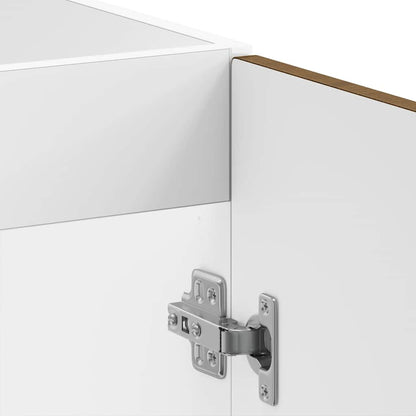 vidaXL Spülenunterschrank Kalmar Braun Eichen-Optik 80x46x81,5 cm