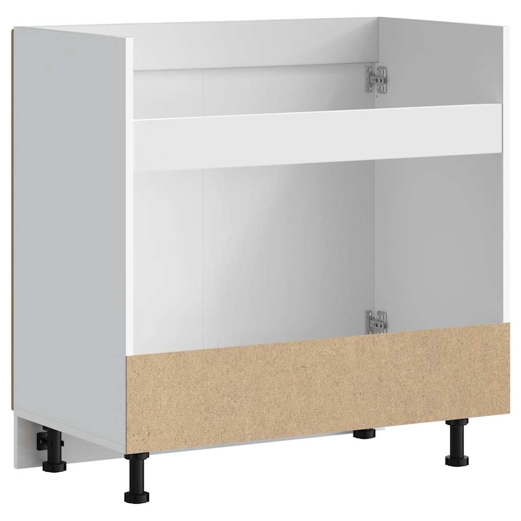 vidaXL Spülenunterschrank Kalmar Artisan-Eiche 80x46x81,5 cm