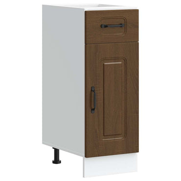 vidaXL Meuble bas de cuisine Kalmar Marron Aspect chêne Bois d'ingénierie