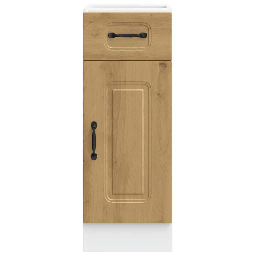 vidaXL Meuble bas de cuisine Kalmar chêne artisan Bois d'ingénierie
