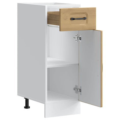 vidaXL Meuble bas de cuisine Kalmar chêne artisan Bois d'ingénierie