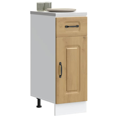 vidaXL Meuble bas de cuisine Kalmar chêne artisan Bois d'ingénierie