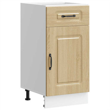 vidaXL Meuble bas de cuisine Kalmar en aggloméré coloris chêne Sonoma