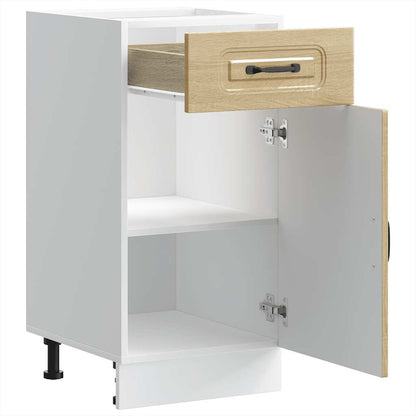 vidaXL Meuble bas de cuisine Kalmar en aggloméré coloris chêne Sonoma