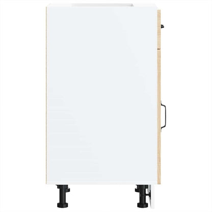vidaXL Meuble bas de cuisine Kalmar en aggloméré coloris chêne Sonoma