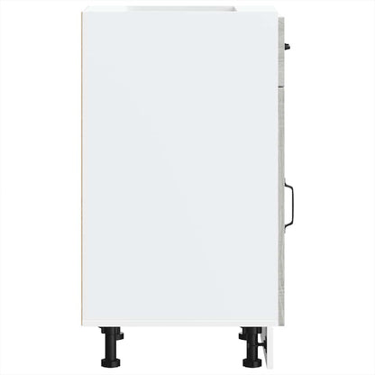 Küchenunterschrank Kalmar Grau Sonoma Holzwerkstoff