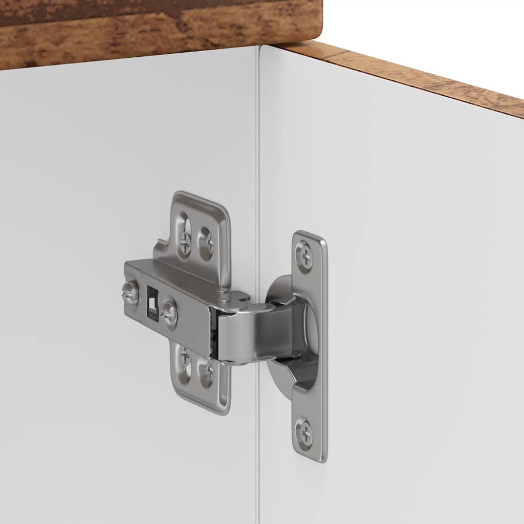 vidaXL Meuble bas de cuisine Kalmar en bois d'ingénierie aspect vieux bois