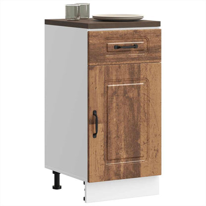 vidaXL Meuble bas de cuisine Kalmar en bois d'ingénierie aspect vieux bois