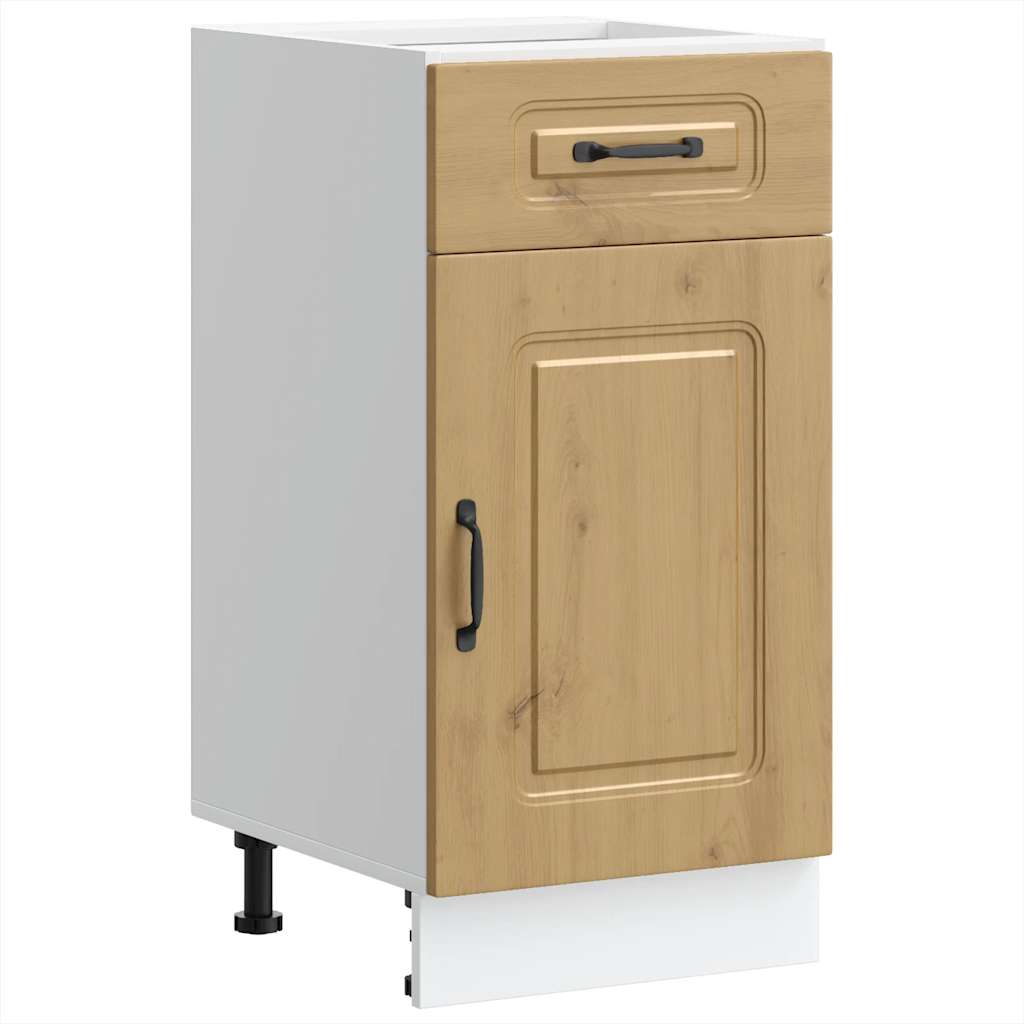 vidaXL Meuble bas de cuisine Kalmar chêne artisan Bois d'ingénierie
