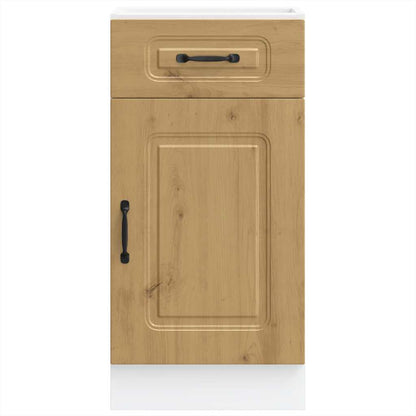 vidaXL Meuble bas de cuisine Kalmar chêne artisan Bois d'ingénierie