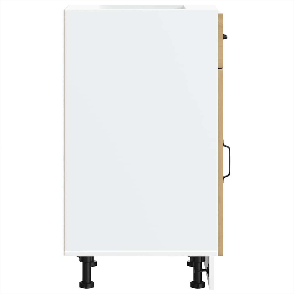 vidaXL Meuble bas de cuisine Kalmar chêne artisan Bois d'ingénierie