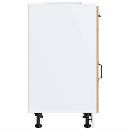 vidaXL Meuble bas de cuisine Kalmar chêne artisan Bois d'ingénierie