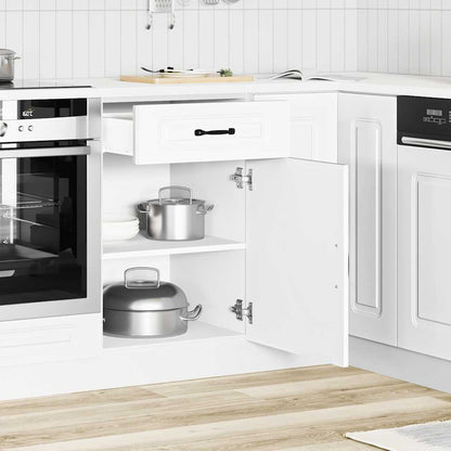 vidaXL Küchenunterschrank Kalmar Weiß Holzwerkstoff