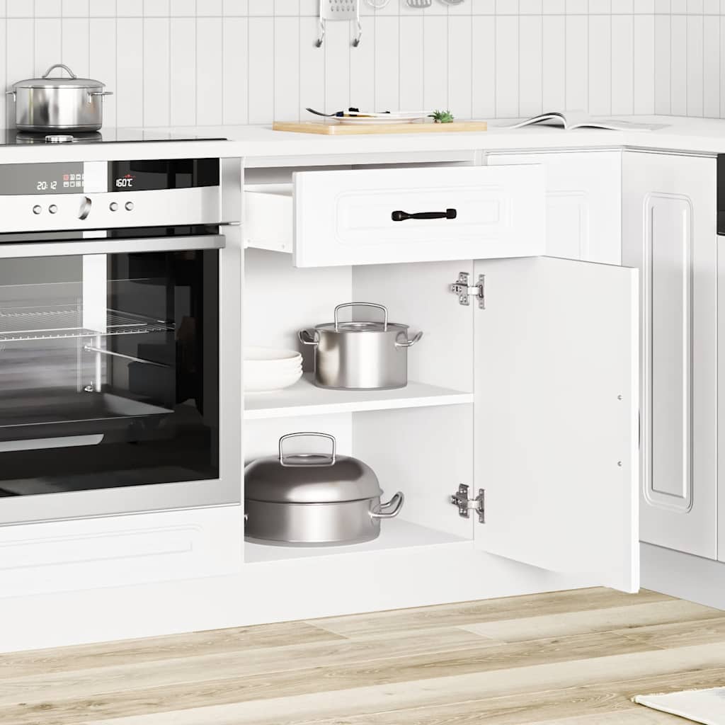 vidaXL Küchenunterschrank Kalmar Weiß Holzwerkstoff