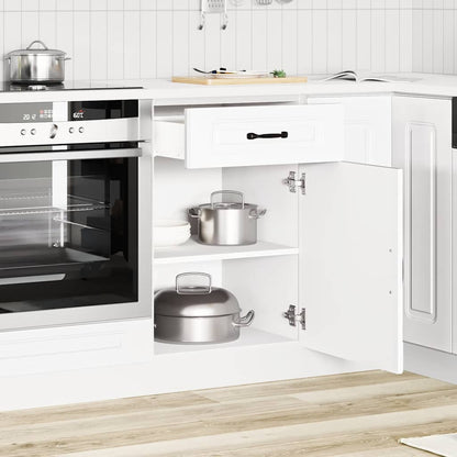 vidaXL Küchenunterschrank Kalmar Weiß Holzwerkstoff