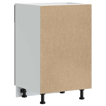vidaXL Meuble bas de cuisine Kalmar Noir Bois d'ingénierie