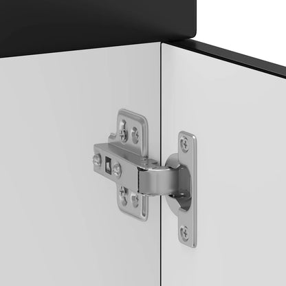 vidaXL Meuble bas de cuisine Kalmar Noir Bois d'ingénierie