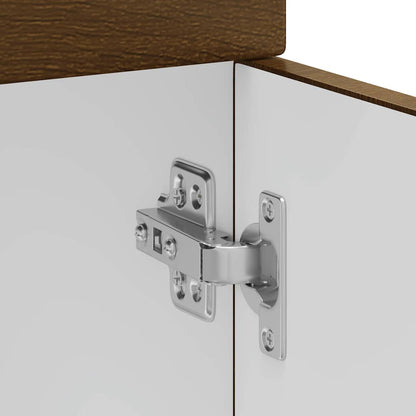vidaXL Meuble bas de cuisine Kalmar Marron Aspect chêne Bois d'ingénierie