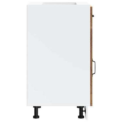 Küchenunterschrank Kalmar Altholz-Optik Holzwerkstoff