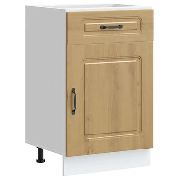 vidaXL Meuble bas de cuisine Kalmar chêne artisan Bois d'ingénierie