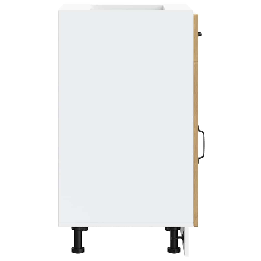 vidaXL Meuble bas de cuisine Kalmar chêne artisan Bois d'ingénierie