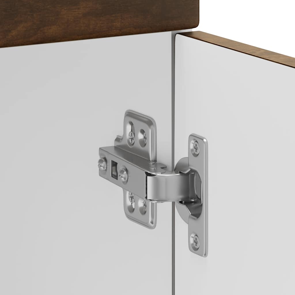 vidaXL Meuble bas de cuisine Kalmar Chêne fumé Bois d'ingénierie