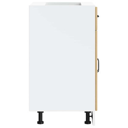 vidaXL Meuble bas de cuisine Kalmar chêne artisan Bois d'ingénierie
