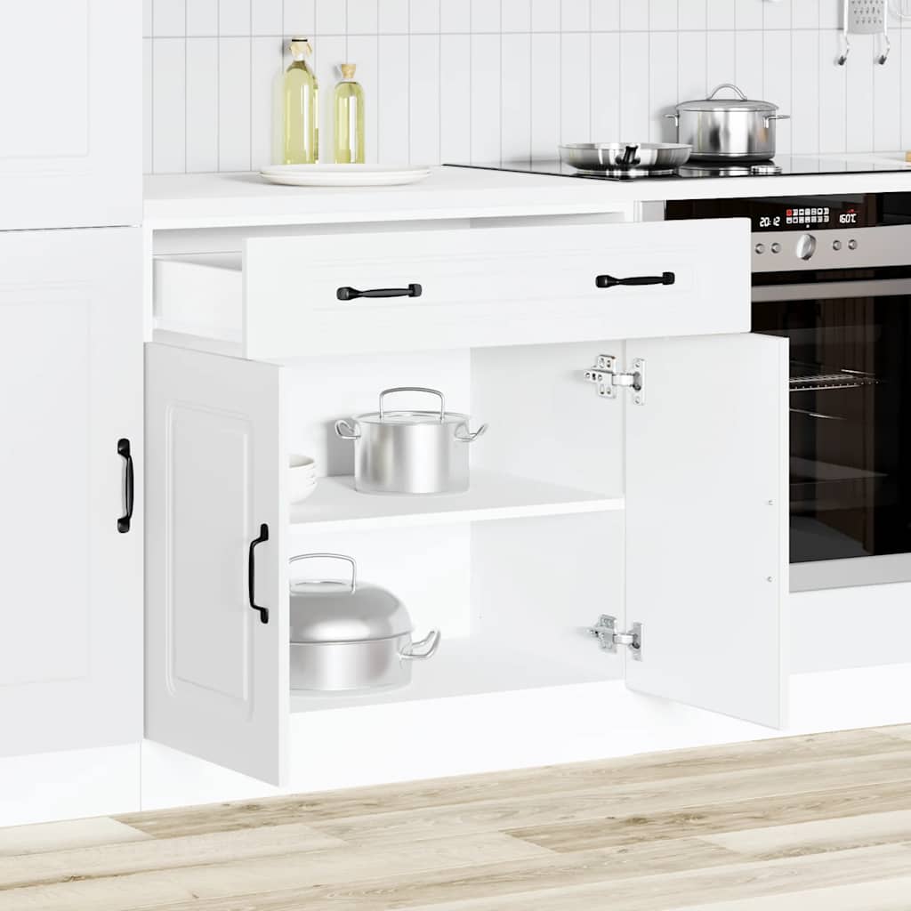vidaXL Küchenunterschrank Kalmar Weiß Holzwerkstoff