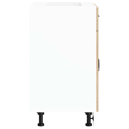vidaXL Meuble bas de cuisine Kalmar en bois d'ingénierie coloris chêne Sonoma