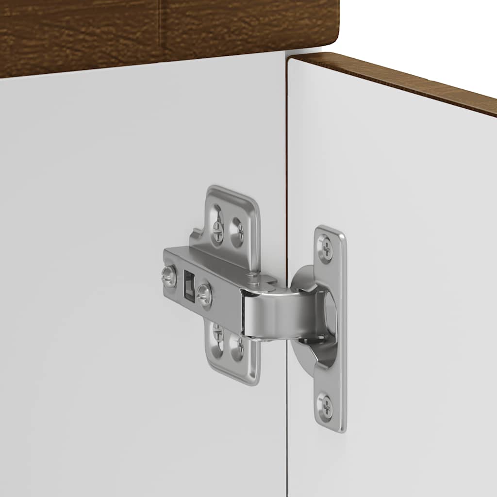 Küchenunterschrank Kalmar Braun Eichen-Optik Holzwerkstoff