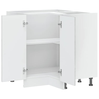 vidaXL Meuble bas d'angle de cuisine Kalmar Gris béton en bois d'ingénierie