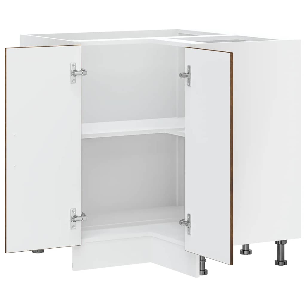 Küchen-Eckunterschrank Kalmar Räuchereiche Holzwerkstoff