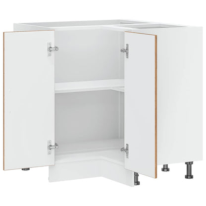 vidaXL Küchen-Eckunterschrank Kalmar Altholz-Optik Holzwerkstoff