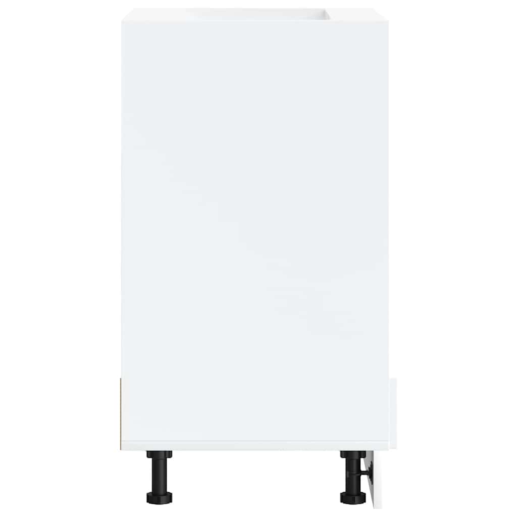 vidaXL Armoire de rangement Kalmar Blanc Bois d'ingénierie