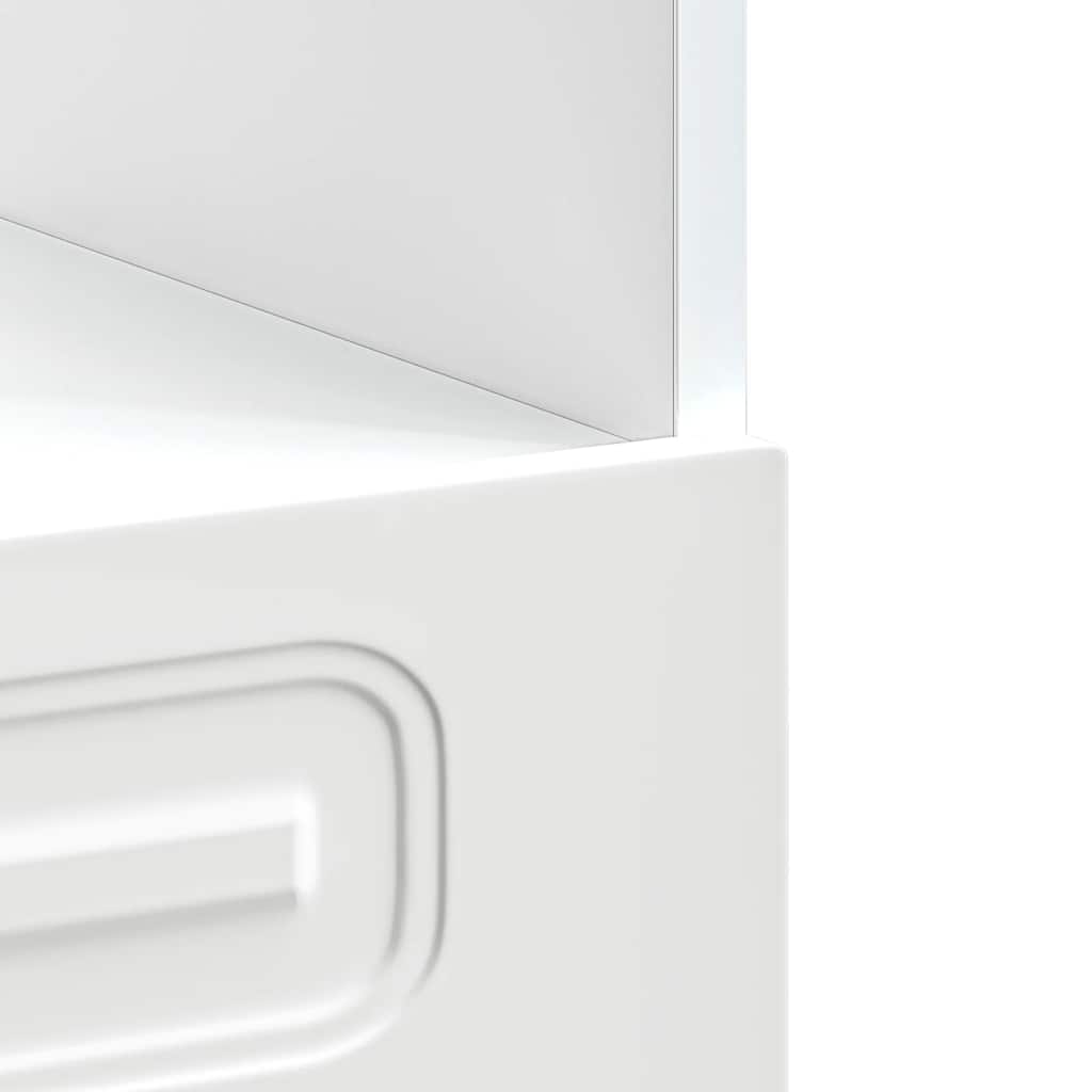 vidaXL Armoire de rangement Kalmar Blanc Bois d'ingénierie