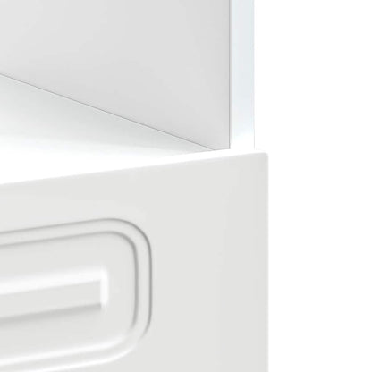 vidaXL Armoire de rangement Kalmar Blanc Bois d'ingénierie