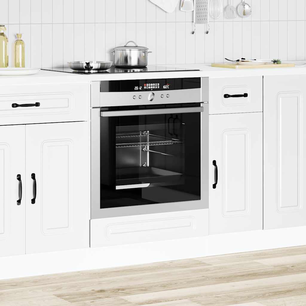 vidaXL Armoire de rangement Kalmar Blanc Bois d'ingénierie