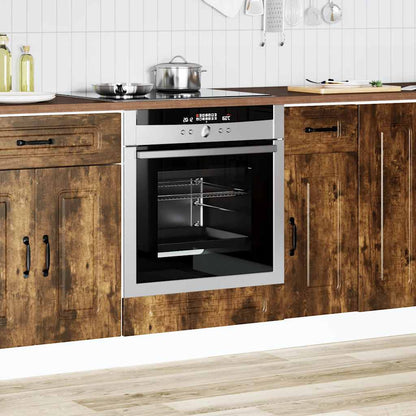 vidaXL Armoire à chaussures Kalmar chêne fumé bois d'ingénierie