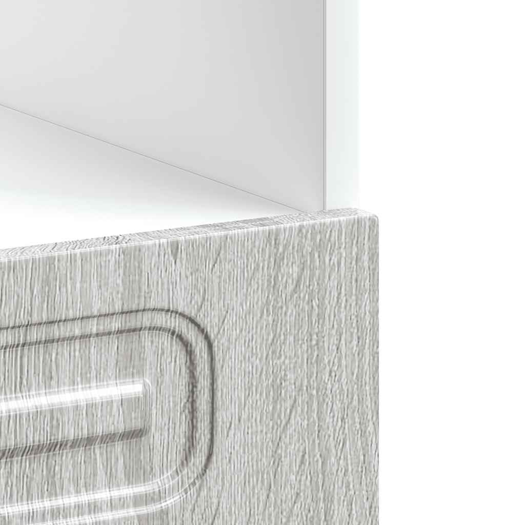 Herdumbauschrank Kalmar Grau Sonoma Holzwerkstoff