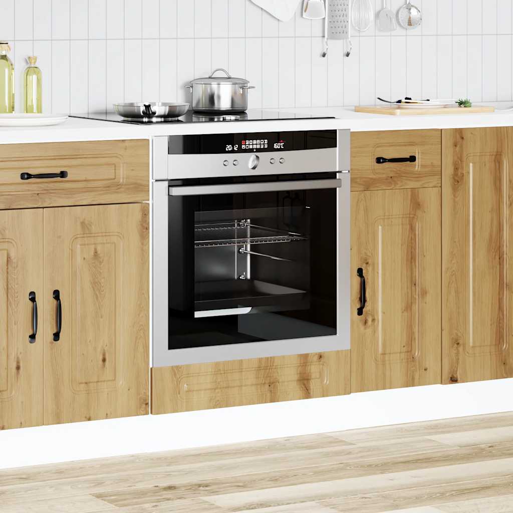 vidaXL Herdumbauschrank Kalmar Artisan-Eiche Holzwerkstoff