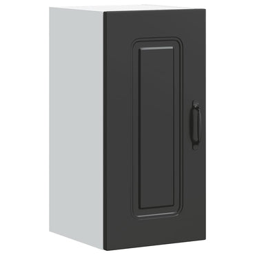 vidaXL Küchen-Hängeschrank Kalmar Schwarz Holzwerkstoff