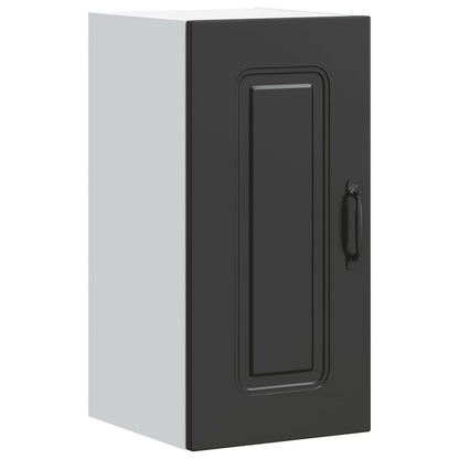 vidaXL Küchen-Hängeschrank Kalmar Schwarz Holzwerkstoff