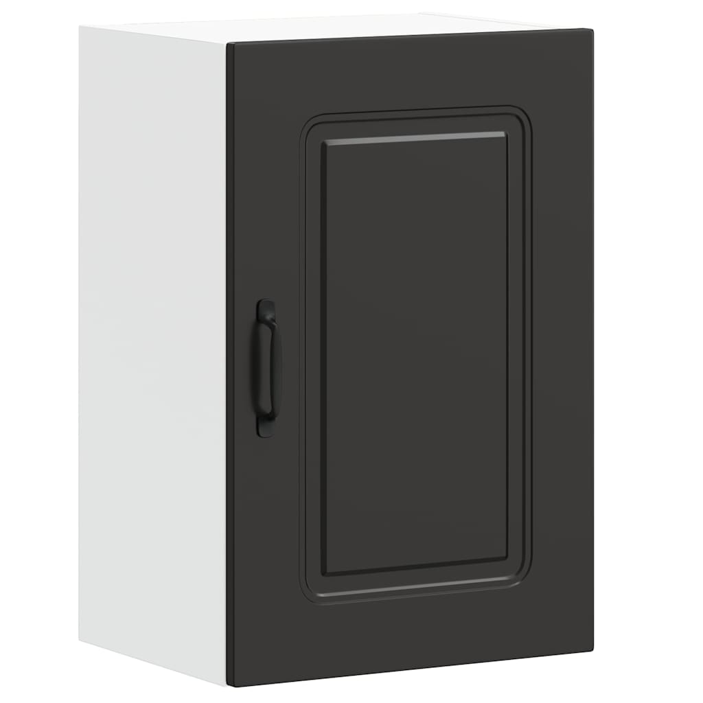 vidaXL Küchen-Hängeschrank Kalmar Schwarz Holzwerkstoff